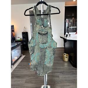 S/M Unbranded Tie-Dye Shortalls